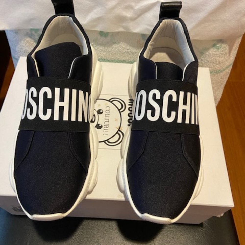 Moschino Teddy Bear Slip-On Sneakers women Size 37 (7) Worn once